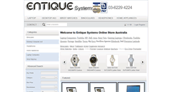 Desktop Screenshot of entique.com.au