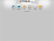 Tablet Screenshot of entique.com.au